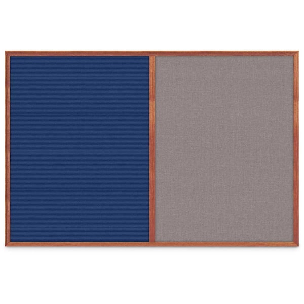 Slim Style Indoor Enclosed Corkboard, 30